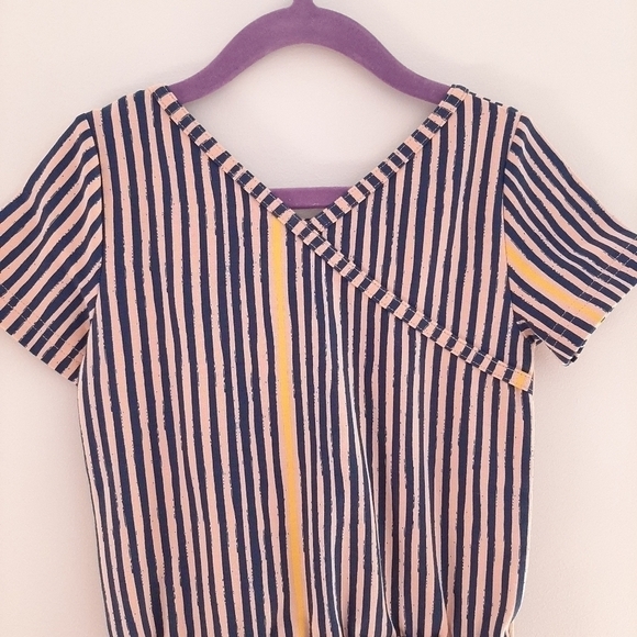 Peekaboo Beans Striped Jumpsuit size 4 - Picture 6 of 8